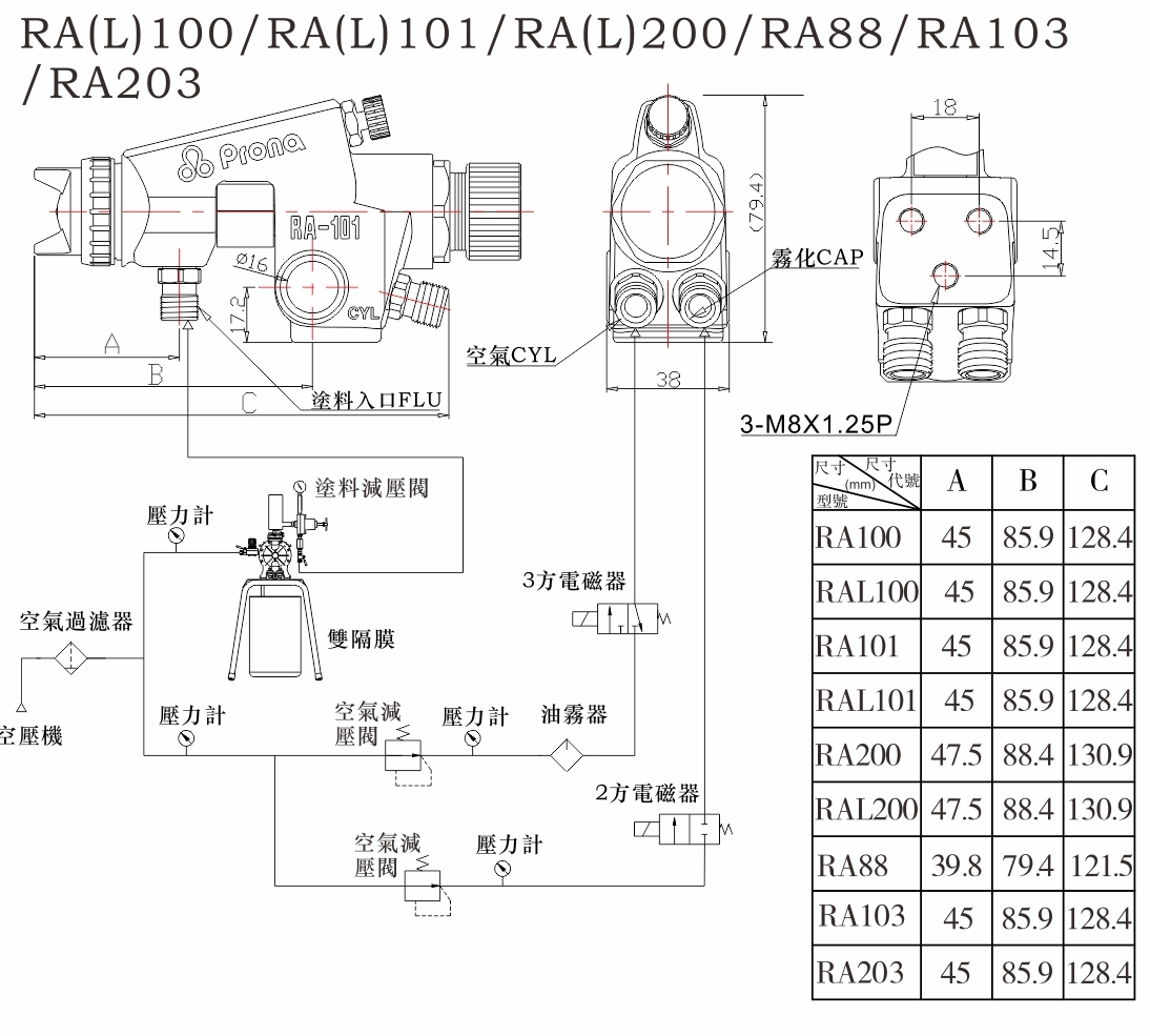 通用型自動噴槍