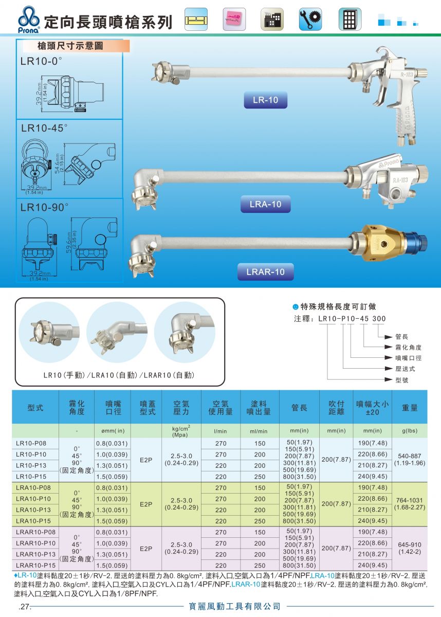 定向長頭噴槍LRAR-10